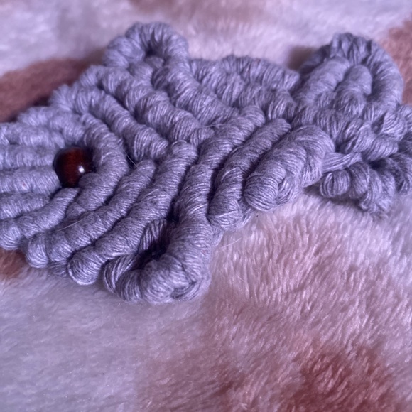 Hand Crafted Macrame Custom Fish Charm Wall Art - Picture 4 of 10